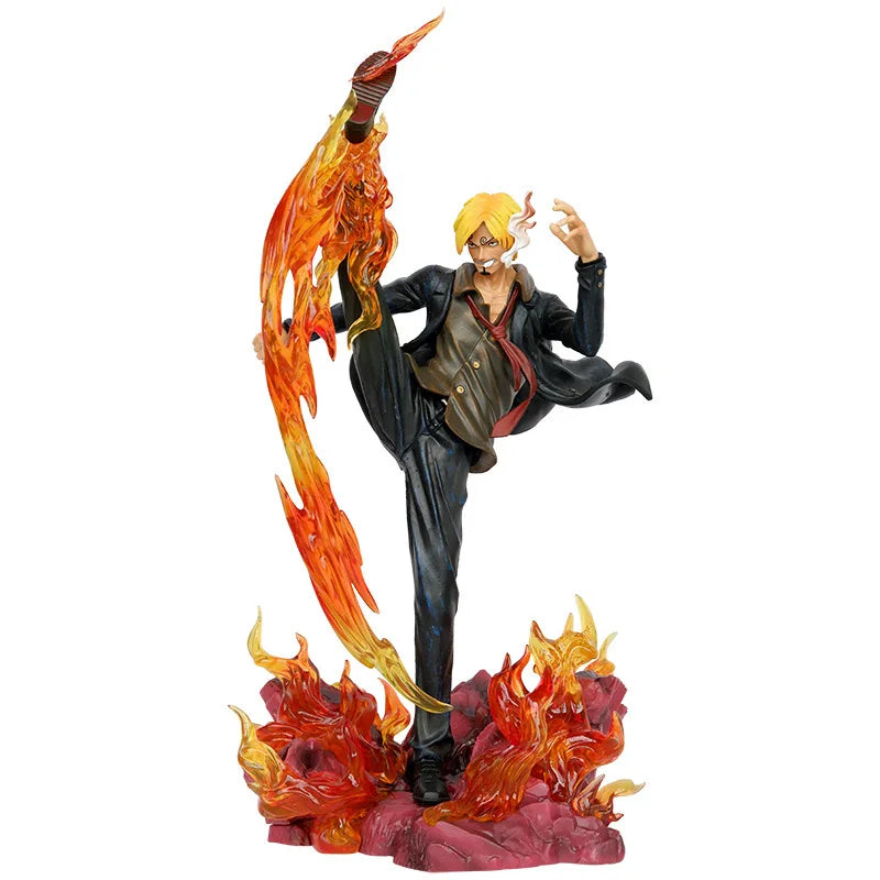 34cm One Piece Anime Figure Devil's Feet Sanji Figures PVC GK Statue Action Figure Model Statue Collection Decoration Toys Gift 34cm One Piece Anime Figure Devil's Feet Sanji Figures PVC GK Statue Action Figure Model Statue Collection Decoration Toys Gift
